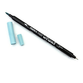 Bút lông hai đầu màu nước Marvy LePlume II 1122 - Brush/ Extra fine tip - Blue Grey (41)