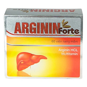 Arginin fort giảm tác hại rượu bia - Hộp 60 Viên