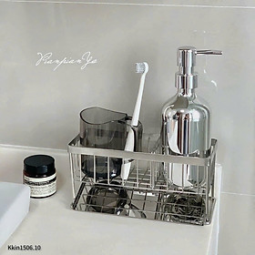 Mua GIỎ ĐỂ RẺ RỬA BÁT CÓ KHAY HỨNG NGHIÊNG CHỐNG ĐỌNG NƯỚC TIỆN LỢI