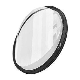 77mm Linear Glass Prism Lens Filter Professional Kaleidoscope Lens Filter Photography Accessory for DSLR Camera