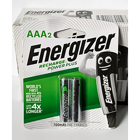 Pin sạc AAA Energizer Recharge Power Plus 1.2V dung lượng 700mAh - Hàng chính hãng