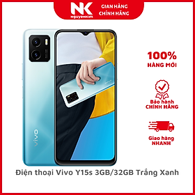 Mua Điện thoại Vivo Y15s 3GB/32GB Trắng Xanh - Hàng Chính Hãng