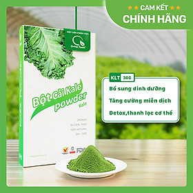 [CHÍNH HÃNG] Bột Cải Xoăn KaleSấy Lạnh Nguyên Chất  - Detox, thải độc cơ thể, giảm cân, hỗ trợ điều trị tiểu đường - Hộp 30g