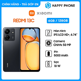 Mua Điện thoại Xiaomi Redmi 13C (6GB/128GB) - Hàng chính hãng - Đã kích hoạt bảo hành điện tử