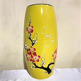 Mua Bình Bông Sứ Bát Tràng Cắm Hoa Tài Lộc Cao 24cm