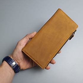 [Da thật] Ví dài da sáp có khóa WL103 -...