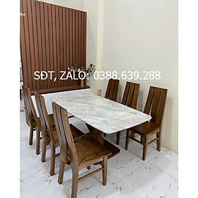Mua Bộ bàn ăn gỗ sồi đẹp BAG-10