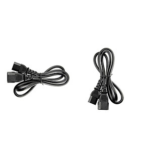2Pcs IEC 320 C13 To C14 Power Extension Cord Cable For Scanner PDU UPS
