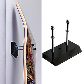 3-6pack Skateboard Wall Mount Hanging Longboard Display Garage Rack Holder Black