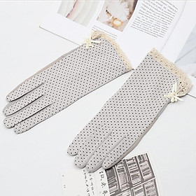 găng tay chống nắng xuất Nhật:chống tia UV,cảm ứng được điện thoại,có hạt chống trơn