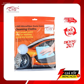 Khăn Lau Microfiber CIND Màu Lam (40*40cm)