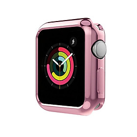Mua Case ốp bảo vệ silicon dẻo viền màu cho Apple Watch 38mm hiệu HOTCASE (chống va đập trầy xước  chống bụi  bảo vệ viền) - Hàng chính hãng