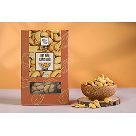 Hạt điều rang muối loại 1 (bóc vỏ lụa) Happy Nuts 500g