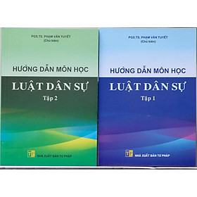 Hình ảnh Bộ Hướng dẫn môn học luật dân sự tập 1 và 2