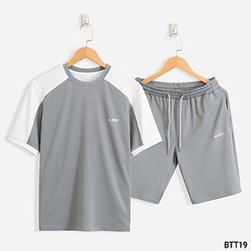 Bộ Mặc Nhà Thể Thao Nam Mùa Hè Năng Động ZERO - BTT19 XÁM - L