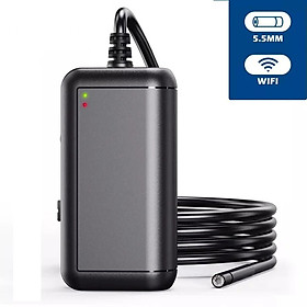 Mua ROGTZ Camera Nội Soi Công Nghiệp Ống Kính 5.5mm Tích Hợp 6 Đèn LED IP67 Chống Nước WIFI Kết Nối Không Dây Với Điện Thoại F220 - Hàng Nhập Khẩu