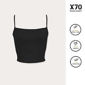Áo 2 Dây Nữ Lụa Satin Thiết Kế Thời Trang X70 - 00320042