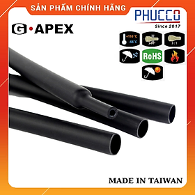 Mua  Rẻ vô địch  Ống gen co nhiệt chống cháy tiêu chuẩn ROSH Made in Taiwan Điện áp 600V Màu đen