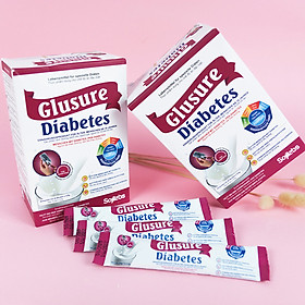 Thực phẩm dành cho chế độ ăn đặc biệt Sữa Glussure Diabetes hỗ trợ cho người đái tháo đường hộp 20 gói