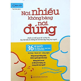 Hình ảnh Sách - Nói nhiều không bằng nói đúng