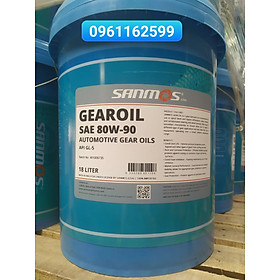 DẦU CẦU HỘP SỐ SANMOS GEAROIL SAE 80W-90