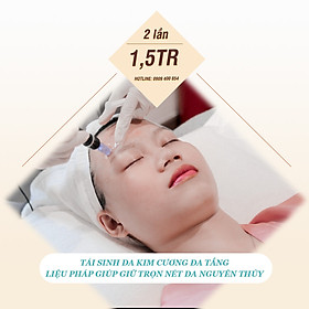 Iseul Spa - Voucher Tái Sinh Da Kim Cương Đa Tầng ( Combo 2 lần )