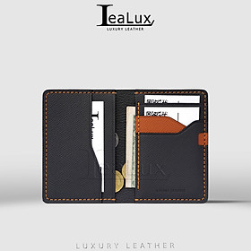 Ví Đựng Thẻ Nam Nữ Da Epsom Handmade Lealux Mini Epsom Wallet 1