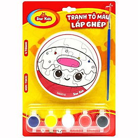 Bộ Đồ Chơi Tranh Tô Màu Lắp Ghép - Star Kids K-703-0AG018