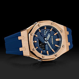 Đồng Hồ Nam Dây Nhựa Casio G-Shock GA-2110ET-2A AP Custom Rose Gold x Navy Royal Oak