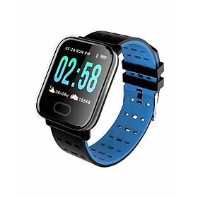 Vòng Đeo Tay Thông Minh Đo Huyết Áp Và Theo Dõi Nhịp Tim A6 Blue One - Xanh Dương