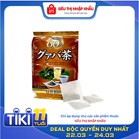 Trà lá ổi hỗ trợ giảm cân, đốt mỡ Orihiro 60 gói