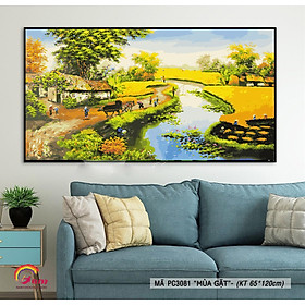Mua Tranh sơn dầu số hoá tự tô màu Gam PC3081 65x120cm không khung