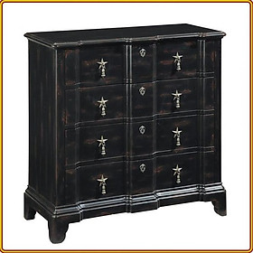 Mua Tủ 4 ngăn kéo Tundo kiểu đứng màu đen 100 x 43 x 100 cm
