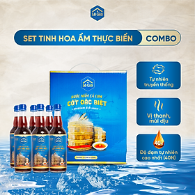Set quà Tinh hoa ẩm thực biển 1 (6 chai nước mắm cốt đặc biệt 40N)