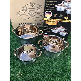 Mua Bộ nồi Đức 3 MÓN siêu dày 5 đáy