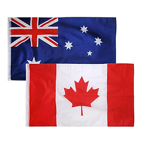 Canada Australia Flag 5x3 Feet Polyester Banner Flying Flag for Sport Events