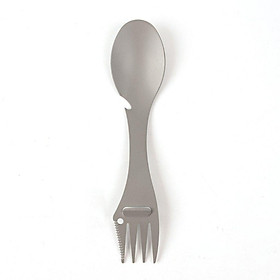Pure Titanium Multi-Purpose Fork Spoon Titanium Spoon With Bottle Fork Spoon