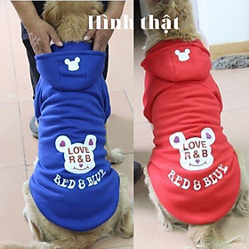 ÁO HOODIE CHO CHÓ RED AND BULL DÀNH CHO CHÓ LỚN - SP000604