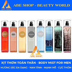 XỊT THƠM TOÀN THÂN Dành Cho Nam - BODY MIST DEAR BODY FOR MEN 236ml - Hương Thơm Nam Tính - Mạnh Mẽ - Lưu Hương 6h