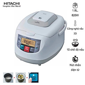 Nồi cơm điện tử 1.8L Hitachi RZ-D18GFY chế độ nấu Double Cook, sản xuất tại Thái Lan - Hàng chính hãng