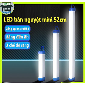 Bóng Đèn Led T5 Dùng Pin Sạc Dài 52Cm 3 Chế Độ Sáng