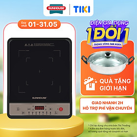 Mua Bếp Từ Đơn Sunhouse SHD6157 (1800W) - Kèm Nồi Lẩu - Hàng Chính Hãng