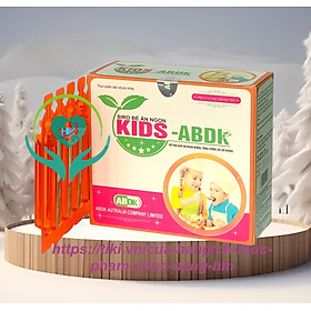 Siro Ăn Ngon KIDS - ABDK QT- Hộp 20 ống - Giúp trẻ ăn ngon miệng, hấp thu tốt dưỡng chất, thông minh, chóng lớn., Lisse