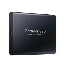 Ổ Cứng Di Động Usb 3.1 500GB 1TB 2TB Kết Nối OTG Cho Điện Thoại - Black, Black