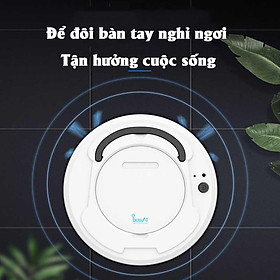 Robot Làm Sạch 3 Trong 1 OneTouch - Robot vacuum cleaner mopping the house  (Trắng Be) 