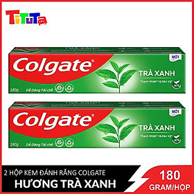 Combo 2 Kem Đánh Răng Colgate Hương Trà Xanh 180 Gram / Hộp