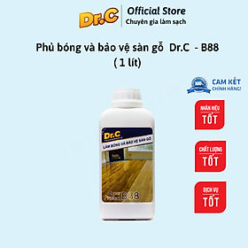 Dung Dịch Phủ Bóng, Phục Hồi Độ Bóng, Tạo Lớp Bảo Vệ Sàn, Chống Trơn Trượt Sàn Gỗ Dr.C CHÍNH HÃNG B88 Super Protect (1L)