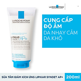 Sữa Tắm Cho Da Khô Nhạy Cảm Bị Kích Ứng Mẩn Đỏ Ngứa La Roche Posay Lipikar