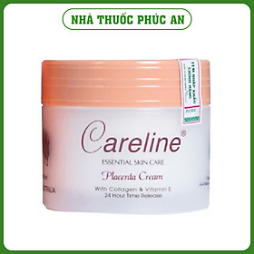 Kem dưỡng ẩm nhau thai cừu Careline Placenta Cream 100ml giúp da mịn giảm nếp nhăn chống lão hoá