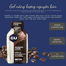 Combo 3 Gói Gu Gel Energy Vị Expresso Love - Gel Năng Lượng Hỗ Trợ Đạp Xe